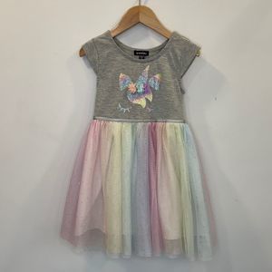 Zunie Tutu Short Sleeve Dress Girls 4